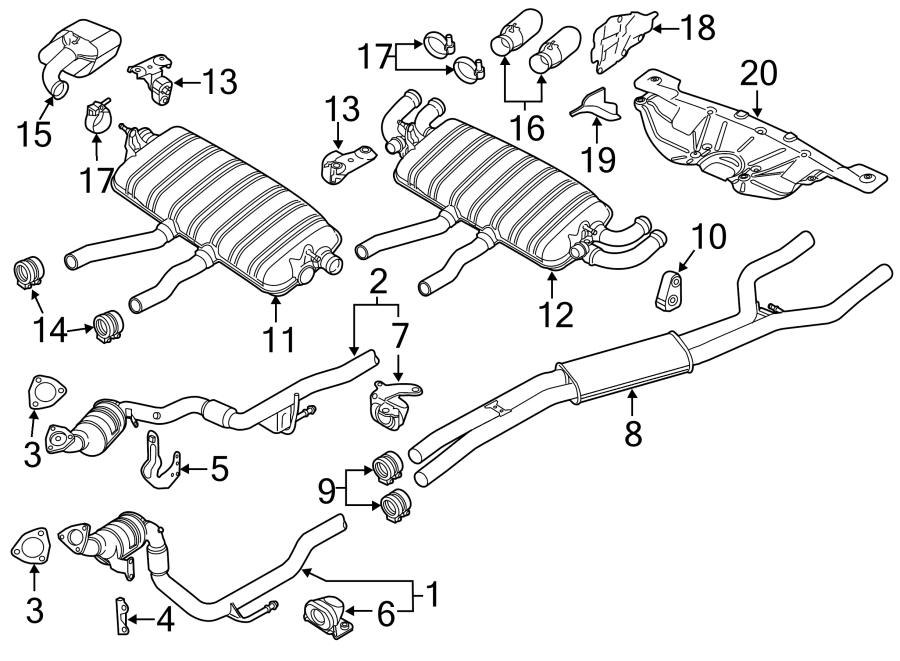 Porsche Cayenne Parts Diagram