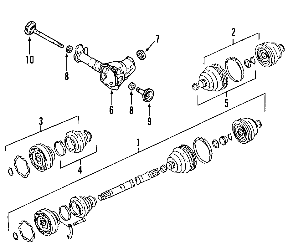 Porsche Cayenne Carrier. FRONT - AXLE FINAL DRI. Cayenne; 4.5L; w/o ...